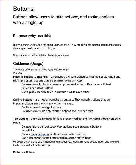 Button documentation 1
