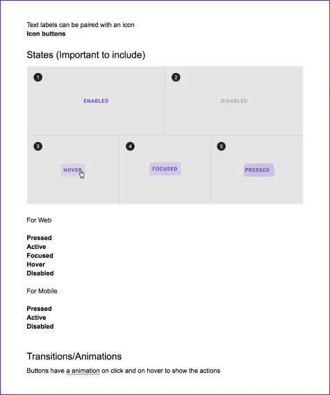 Button documentation 2