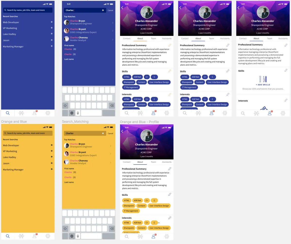 Mobile theming example 1