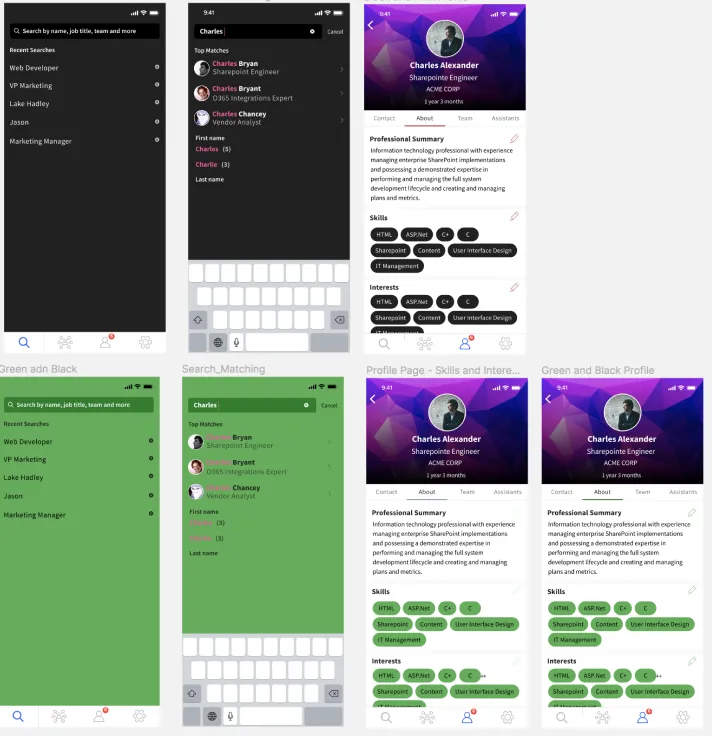 Mobile theming example 3